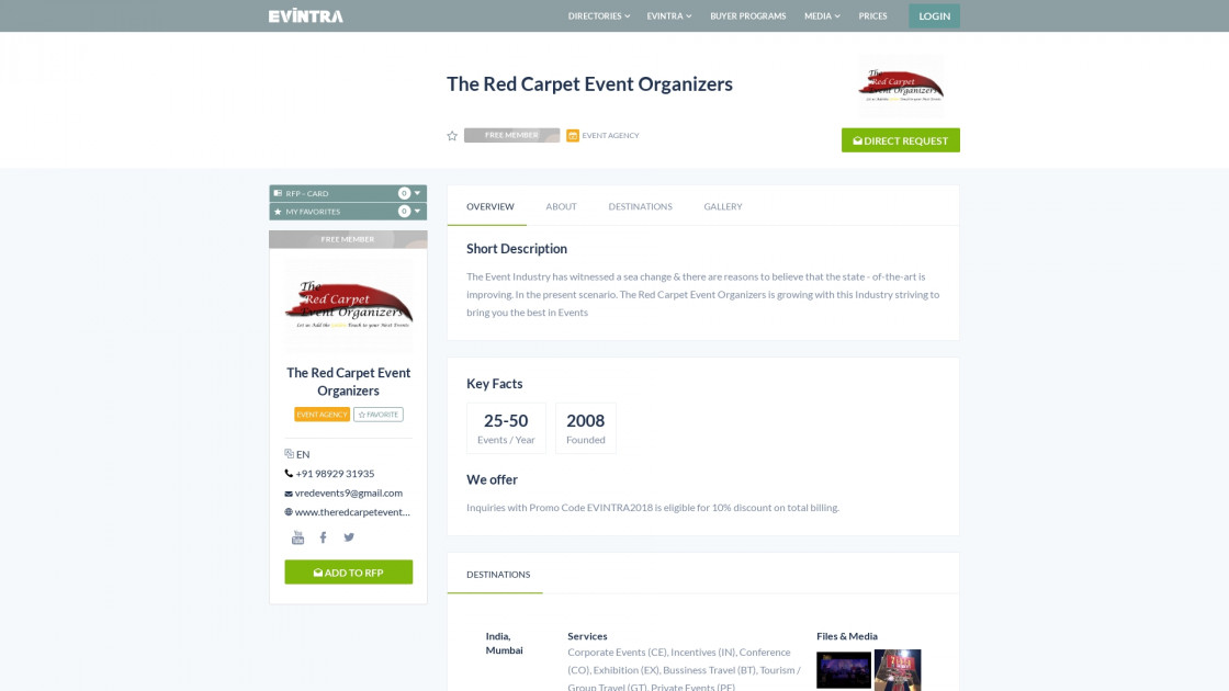 The Red Carpet Event Organizers Event Agency EVINTRA